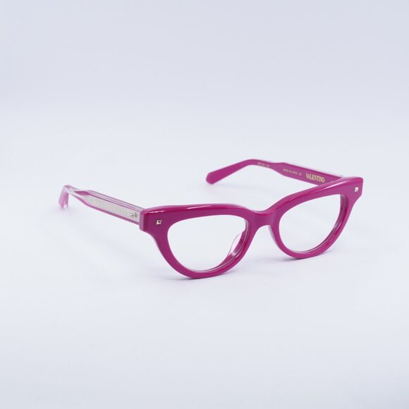 Valentino V-ESSENTIAL II VLX-124C Eyeglasses Pink 50mm Cat Eye Frame - Picture 7 of 9